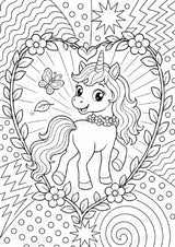 Einhorn POP Art Ausmalbilder 15 Malvorlagen – Materialseite 9