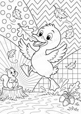Ente POP Art Ausmalbilder 15 Malvorlagen – Materialseite 10