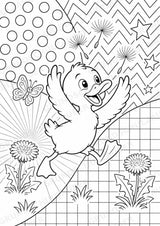 Ente POP Art Ausmalbilder 15 Malvorlagen – Materialseite 14