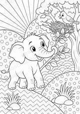 Elefant POP Art Ausmalbilder 15 Malvorlagen – Materialseite 15