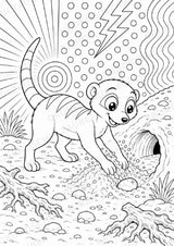 Erdmännchen POP Art Ausmalbilder 15 Malvorlagen – Materialseite 3