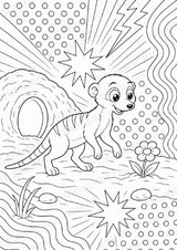 Erdmännchen POP Art Ausmalbilder 15 Malvorlagen – Materialseite 7