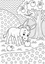 Esel POP Art Ausmalbilder 15 Malvorlagen – Materialseite 4