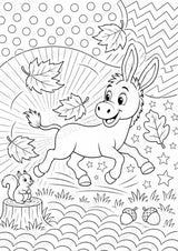 Esel POP Art Ausmalbilder 15 Malvorlagen – Materialseite 9
