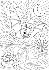 Fledermaus POP Art Ausmalbilder 15 Malvorlagen – Materialseite 13