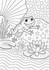 Frosch POP Art Ausmalbilder 15 Malvorlagen – Materialseite 2