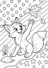 Fuchs POP Art Ausmalbilder 15 Malvorlagen – Materialseite 3