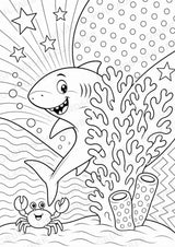 Hai POP Art Ausmalbilder 15 Malvorlagen – Materialseite 3
