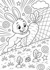 Hase POP Art Ausmalbilder 15 Malvorlagen – Materialseite 5