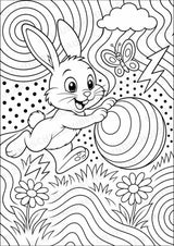 Hase POP Art Ausmalbilder 15 Malvorlagen – Materialseite 9