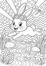 Hase POP Art Ausmalbilder 15 Malvorlagen – Materialseite 11
