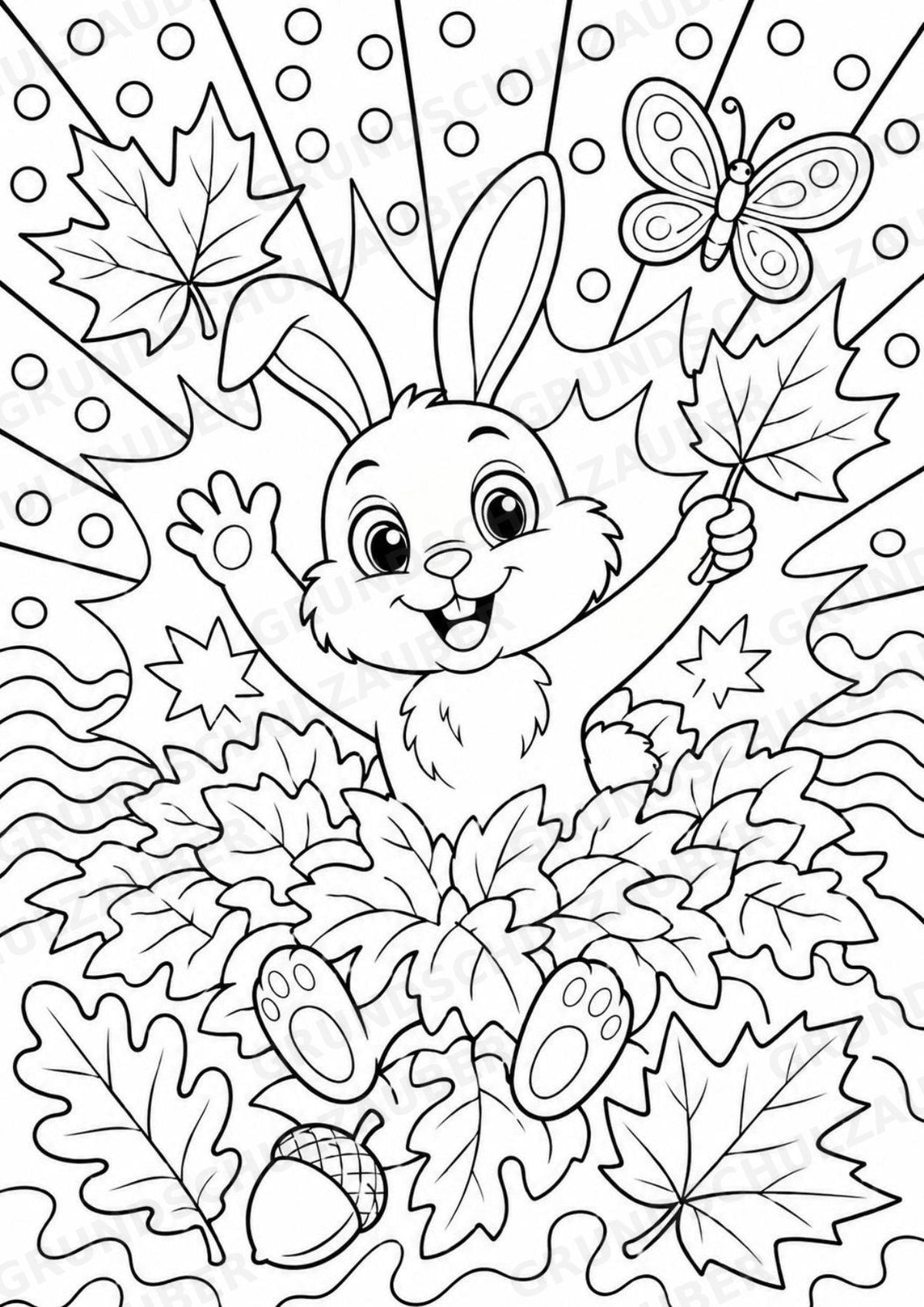 Hase POP Art Ausmalbilder 15 Malvorlagen – Materialseite 12