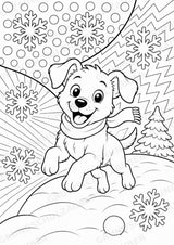 Hund POP Art Ausmalbilder 15 Malvorlagen – Materialseite 11