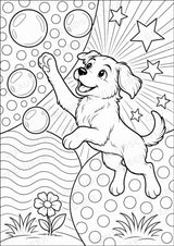 Hund POP Art Ausmalbilder 15 Malvorlagen – Materialseite 13