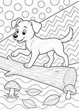 Hund POP Art Ausmalbilder 15 Malvorlagen – Materialseite 15