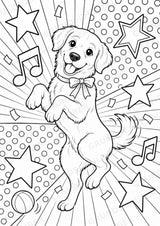Hund POP Art Ausmalbilder 15 Malvorlagen – Materialseite 16