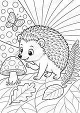 Igel POP Art Ausmalbilder 15 Malvorlagen – Materialseite 2