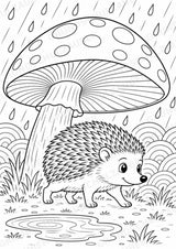 Igel POP Art Ausmalbilder 15 Malvorlagen – Materialseite 9