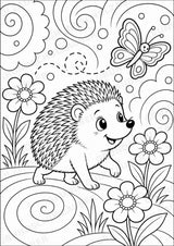 Igel POP Art Ausmalbilder 15 Malvorlagen – Materialseite 11