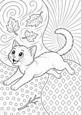 Katze POP Art Ausmalbilder 15 Malvorlagen – Materialseite 5