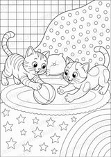 Katze POP Art Ausmalbilder 15 Malvorlagen – Materialseite 9