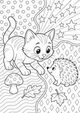 Katze POP Art Ausmalbilder 15 Malvorlagen – Materialseite 16