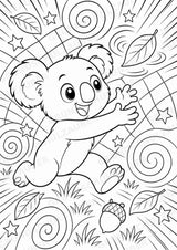 Koala POP Art Ausmalbilder 15 Malvorlagen – Materialseite 9