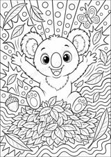 Koala POP Art Ausmalbilder 15 Malvorlagen – Materialseite 14