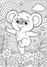 Koala POP Art Ausmalbilder 15 Malvorlagen – Materialseite 16