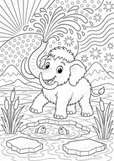 Mammut POP Art Ausmalbilder 15 Malvorlagen – Materialseite 4
