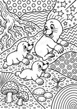 Maulwurf POP Art Ausmalbilder 15 Malvorlagen – Materialseite 5