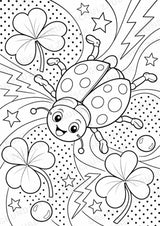 Marienkäfer POP Art Ausmalbilder 15 Malvorlagen – Materialseite 13