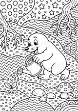 Maulwurf POP Art Ausmalbilder 15 Malvorlagen – Materialseite 10