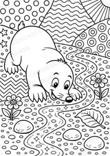 Maulwurf POP Art Ausmalbilder 15 Malvorlagen – Materialseite 13