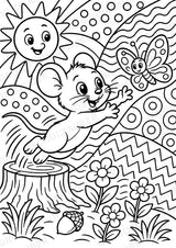 Maus POP Art Ausmalbilder 15 Malvorlagen – Materialseite 2