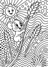 Maus POP Art Ausmalbilder 15 Malvorlagen – Materialseite 10