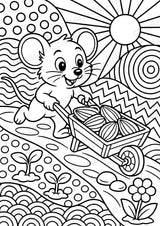 Maus POP Art Ausmalbilder 15 Malvorlagen – Materialseite 15