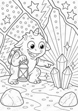 Monster POP Art Ausmalbilder 15 Malvorlagen – Materialseite 11