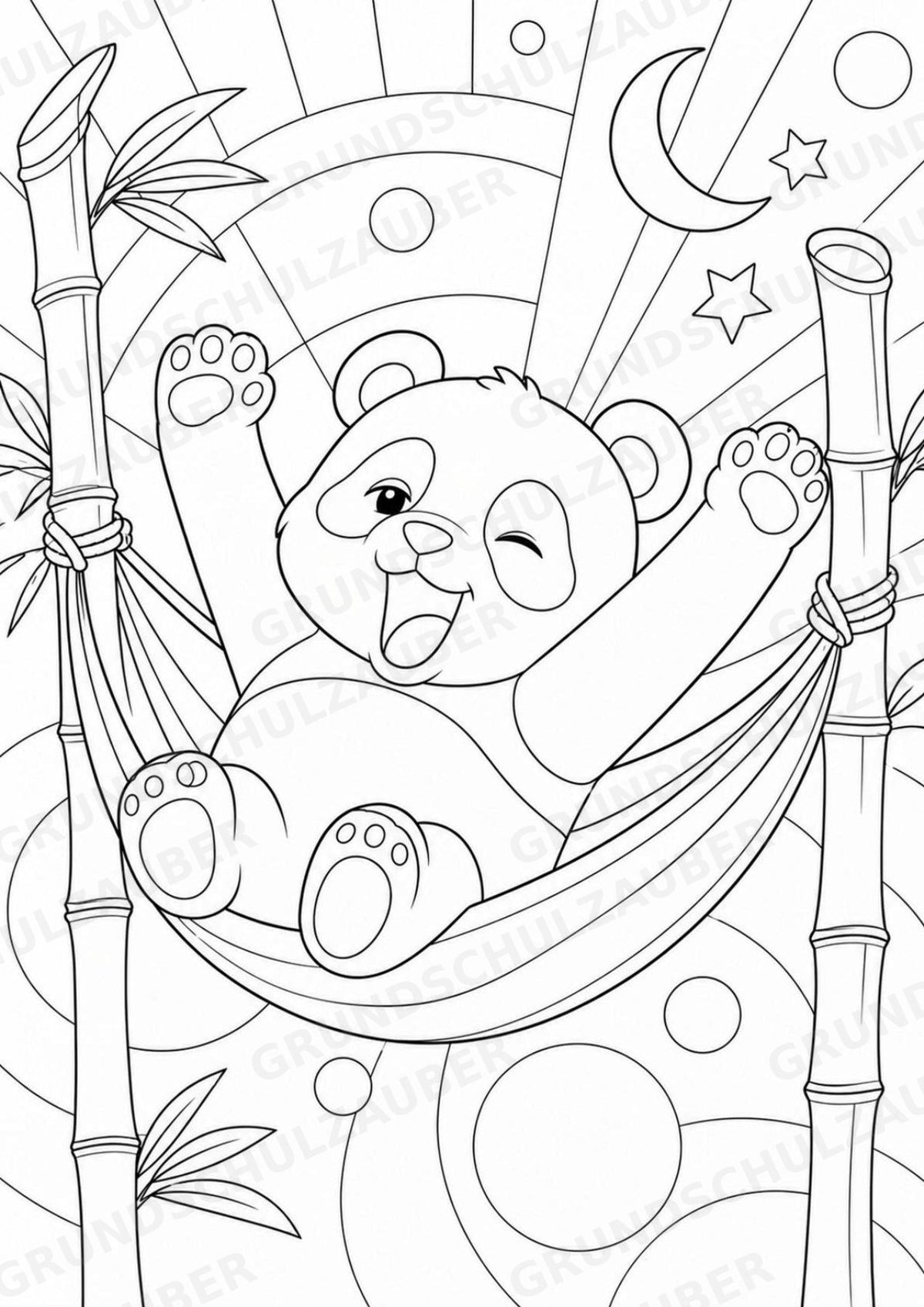 Panda POP Art Ausmalbilder 15 Malvorlagen – Materialseite 9