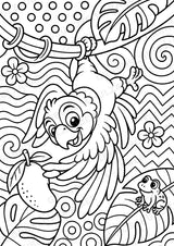 Papagei POP Art Ausmalbilder 15 Malvorlagen – Materialseite 3