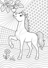 Pferd POP Art Ausmalbilder 15 Malvorlagen – Materialseite 12