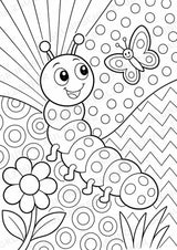 Raupe POP Art Ausmalbilder 15 Malvorlagen – Materialseite 4