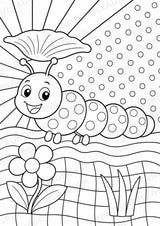 Raupe POP Art Ausmalbilder 15 Malvorlagen – Materialseite 12
