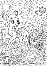 Reh POP Art Ausmalbilder 15 Malvorlagen – Materialseite 9