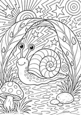 Schnecke POP Art Ausmalbilder 15 Malvorlagen – Materialseite 12