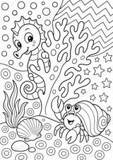 Seepferdchen POP Art Ausmalbilder 15 Malvorlagen – Materialseite 8
