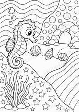 Seepferdchen POP Art Ausmalbilder 15 Malvorlagen – Materialseite 9
