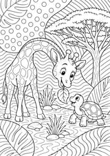 Tiere POP Art Ausmalbilder 15 Malvorlagen – Materialseite 4