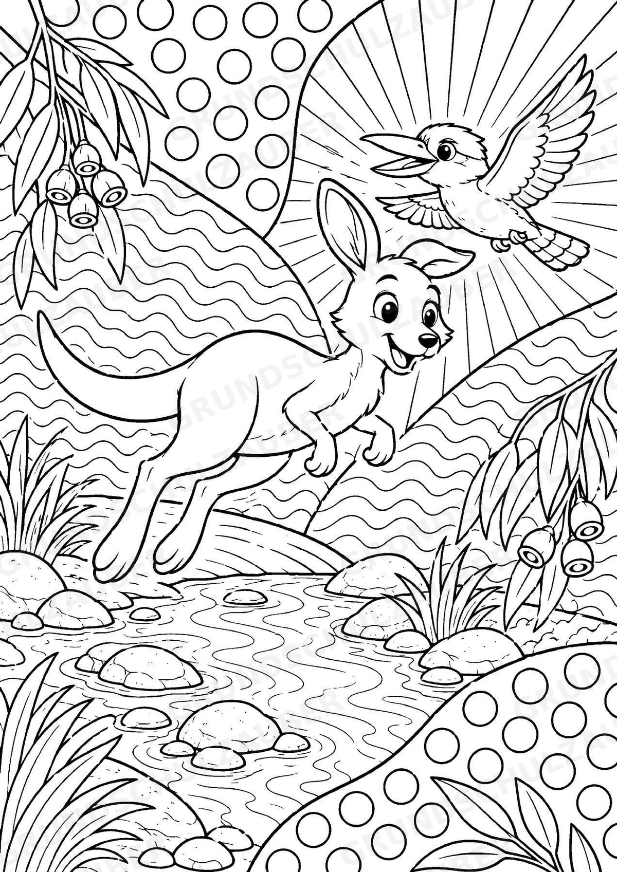 Tiere POP Art Ausmalbilder 15 Malvorlagen – Materialseite 13