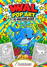 Wal POP Art Ausmalbilder 15 Malvorlagen – Cover